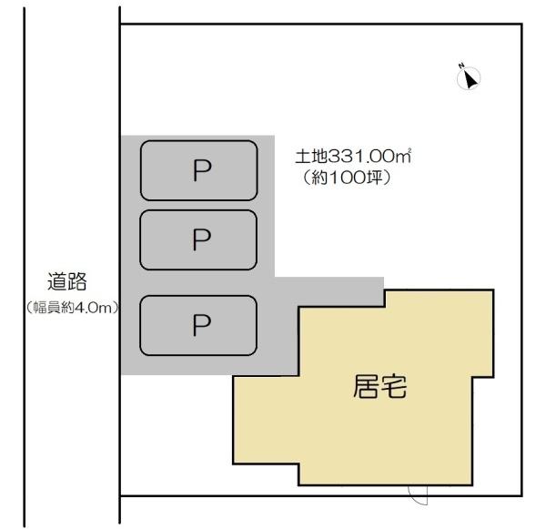 ���} �P�O�O�؂̕~�n�ɕ���R�䒓�Ԃ��\�ȃJ�[�X�y�[�X�����I
�O�ʓ��H�ɂ͏���ݔ������I