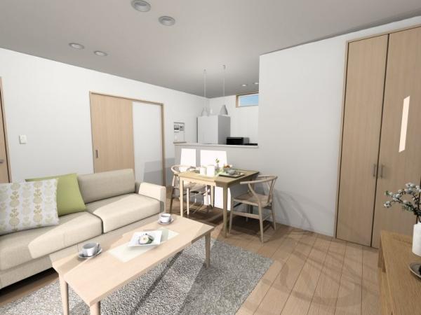 ���d�l�ʐ^(���r���O�j �y���Ў{�H��z�Q�S���Ԋ��C�V�X�e���������ɐ݂��A��ɋ�C���z�������K�ȋ�Ԃɕς��Ă���܂�