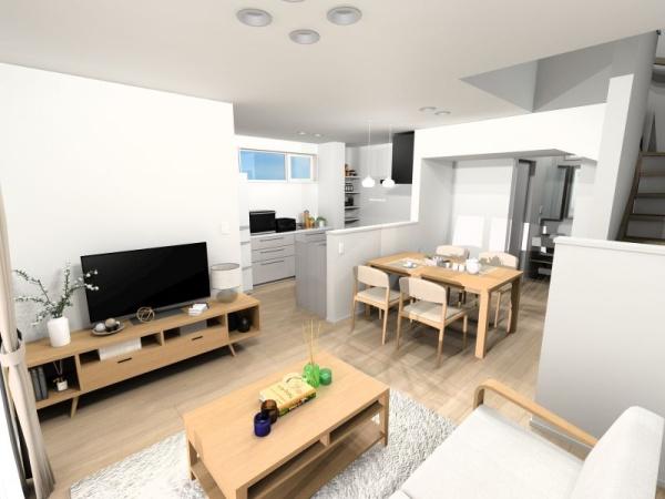 ���d�l�ʐ^(���r���O�j �y���Ў{�H��z�Q�S���Ԋ��C�V�X�e���������ɐ݂��A��ɋ�C���z�������K�ȋ�Ԃɕς��Ă���܂�