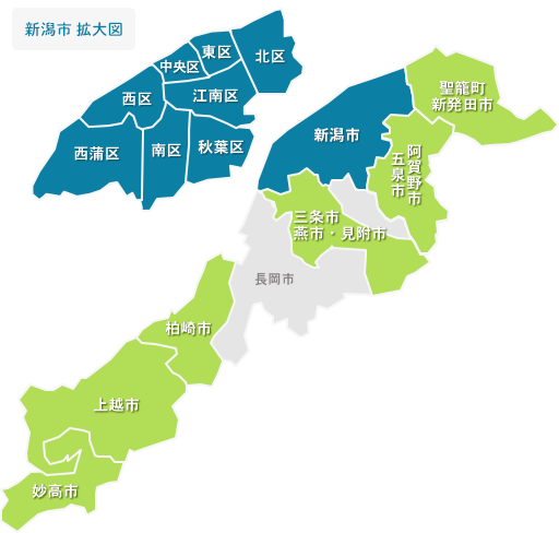 新潟市の地図検索